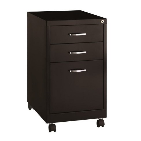 Steel 3 Drawer File Cabinet In Black Scranton Co Target