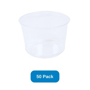 Inno-Pak 16 oz Round Deli Container Recycled Plastic Unprinted - Pack of 50 - 1 of 3