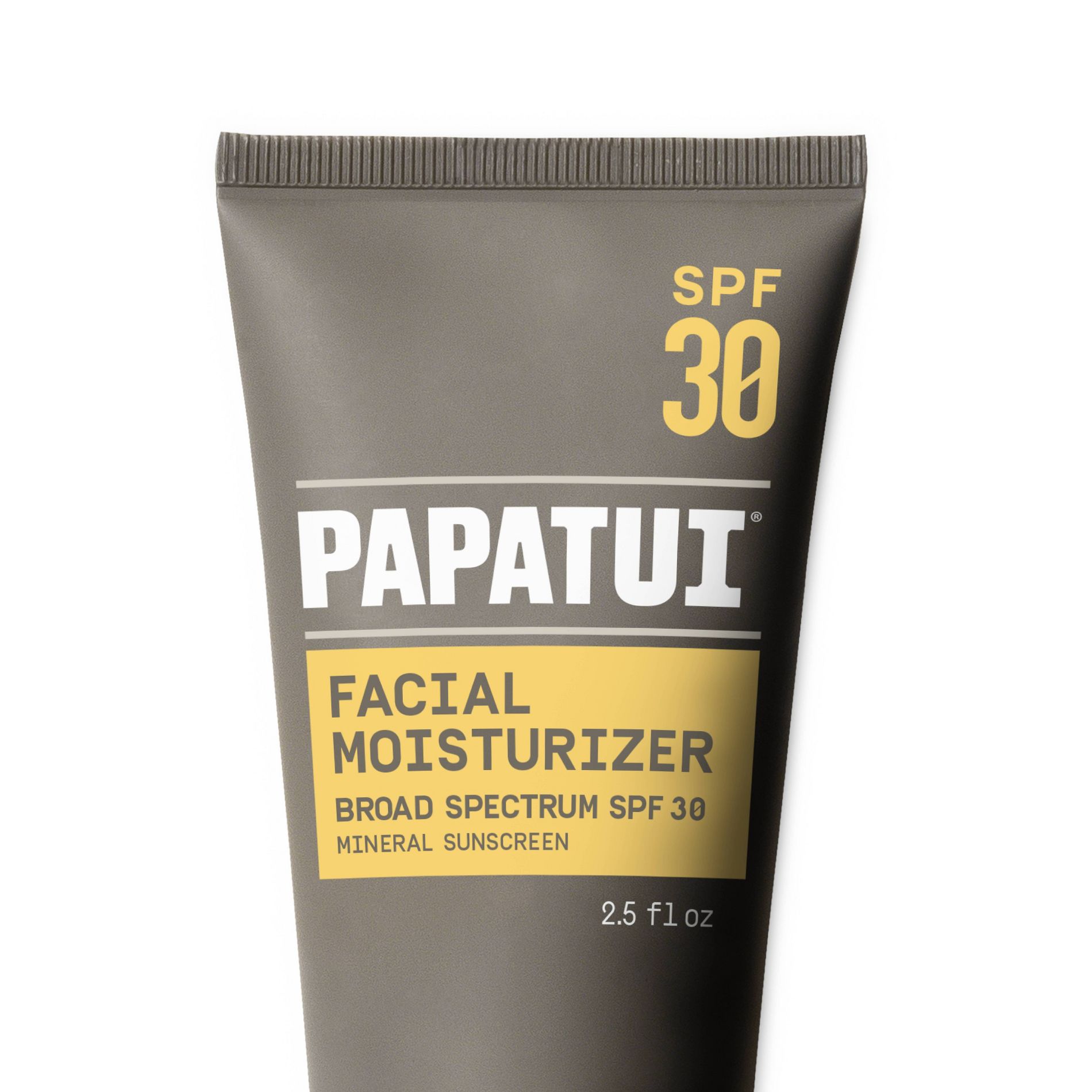 Papatui Men's Broad Spectrum Sun Protection SPF 30 Daily Facial Moisturizer with Zinc Oxide - 2.5oz