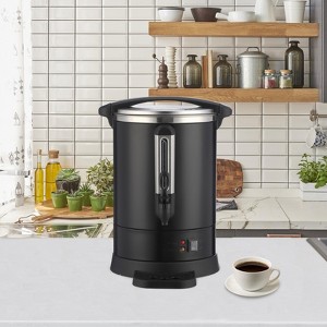 Large Coffee Urn - Double Wall Insulated Stainless Steel Commercial Electric Dispenser for Coffee, Tea, Hot Water - 1 of 4