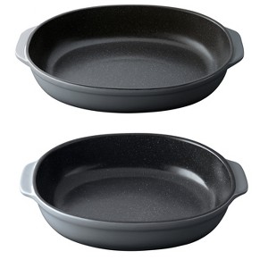 BergHOFF GEM Stoneware 2Pc Oval Baking Dish Set, Small and Large - 1 of 4