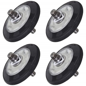 Nispira 4581EL2002C Dryer Drum Roller Assembly Compatible with LG Dryers Replace 4581EL2002A 4581EL2002B 4581EL2002D AP5688895 PS8260240, 4 Rollers - 1 of 1