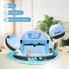 12V Kids Ride-On Bumper Car, Electric Toddler Vehicle with Remote Control, Battery Display, 360° Spin, LED Lights, MP3 & USB - 3 of 4