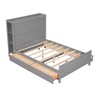 Full Size Platform Bed with Drawers and Storage Shelves - ModernLuxe - 4 of 4
