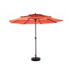 10FT 3-Tier Auto-Tilt Outdoor Umbrella, Aluminum Patio Table Umbrella for Market, Pool, Deck (Base Not Included) - Maison Boucle - 2 of 4