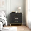 3 Drawer Dresser for Bedroom, White Nightstand for Bedroom with Storage - 4 of 4