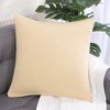 PiccoCasa Home Sofa Hidden Zipper Square Throw Pillowcase 18" x 18" - 2 of 4