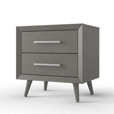 Child Craft Cranbrook 2 Drawer Nightstand for Nursery or Bedroom, Large Storage Drawers, Made of Sturdy Pinewood, Non-Toxic, Baby Safe Finish
