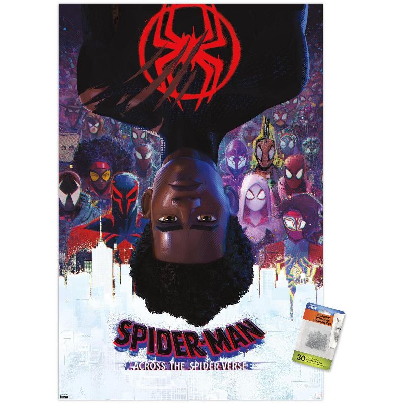 Trends International Marvel Spider-Man: Across the Spider-Verse - Official One Sheet Unframed Wall Poster Prints, 1 of 7