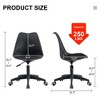 Lycvki Modern Adjustable 360 °Swivel Office Chairs With Wheels - 2 of 4