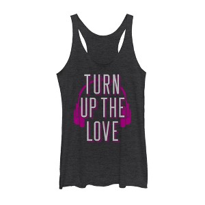 Women's CHIN UP Turn Up the Love Racerback Tank Top - 1 of 3