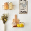 Small Gold Wire Wall Basket Set/2 - 4 of 4