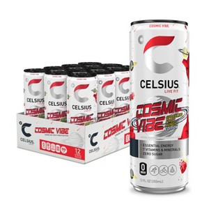 Celsius Sparkling Cosmic Vibe, Functional Essential Energy Drink 12 Fl Oz (Pack Of 12) - 1 of 4