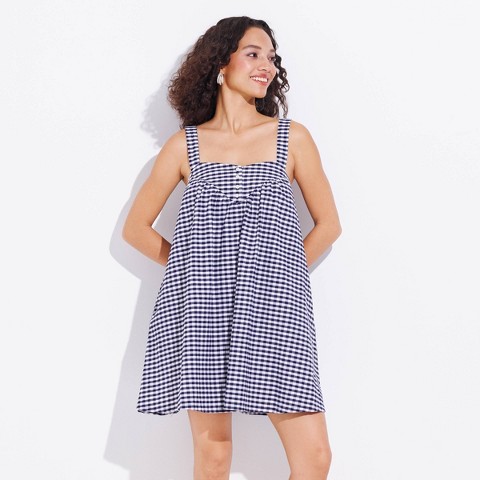 Женские платья Wild Fable Women's Mini A-Line Dress - Wild Fable™ Yellow Striped XL