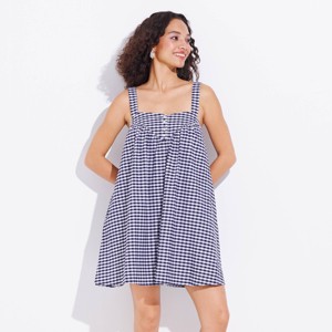 wild fable blue dress Women's Flutter Short Sleeve Flare Mini Skater Dress