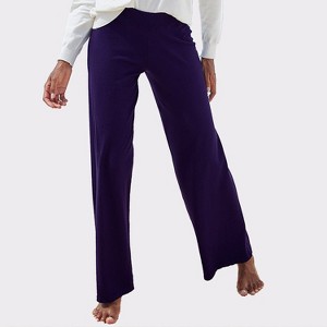 Women's Wide Leg Lounge Pants - LASCANA - 1 of 4