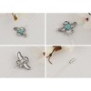 Anna-Kaci Women's Vintage Style Hat Pins with Faux Pearls, Turquoise Inlay, and Mixed Designs - 3 of 4