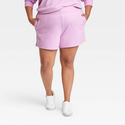 Photo 1 of 2 Pair of- Women's Plus Size Fleece Lounge Shorts - Ava & Viv™