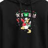 Women's - Disney - Duck The Halls Cropped Graphic Hoodie - 2 of 3