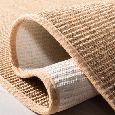 Beige 5' x 7' Handmade Wool Reversible Area Rug