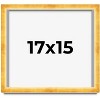 PosterPalooza | Minimalist Shadow Box Gold Picture Frame - UV Acrylic, Backing Board, Hanging Hardware - 2 of 4