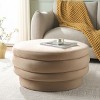 Rohan Layered Cocktail Ottoman - OTT1308 - Safavieh - 2 of 4