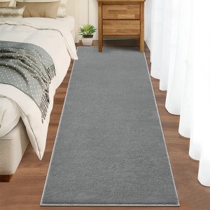 Modern Shag Area Rug Plush Fluffy Rug Non-Slip Throw Rugs for Living Room Bedroom Dining Room Office - 1 of 4