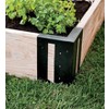 Plow & Hearth - Steel Raised Garden Bed Corner Brackets, Set of 4 - 4 of 4
