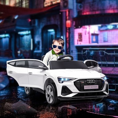 White 12V Audi E-tron Sportback Ride-On Truck