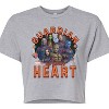 Women's - Marvel - Guardian Of Your Heart Valentine Cropped Graphic T-Shirt - 2 of 4