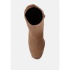 Candid High Ankle Flared Block Heel Boots Women - 4 of 4
