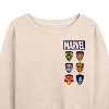 Women's - Marvel - Guardians of the Galaxy Icons Lightweight French Terry Wide Neck Long Sleeve Shirt - 2 of 4