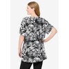 Woman Within Women's Plus Size Miracle Mesh Blouson Tunic - 3 of 4