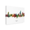 Trademark Fine Art Michael Tompsett 'Karachi Pakistan Skyline Named' Canvas Art - 2 of 4