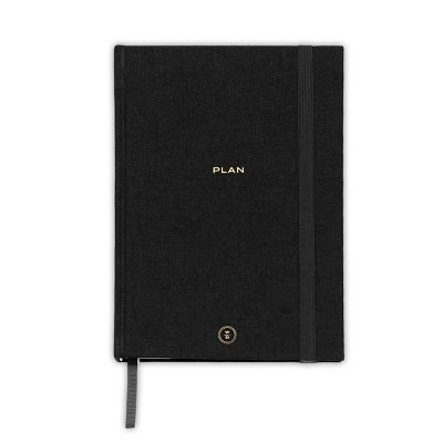 2023 Planner Weekly/Monthly 6"x8.5" Black Linen - Wit & Delight