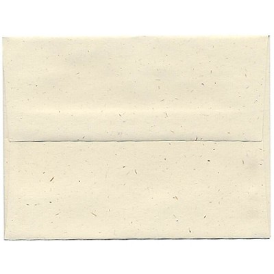 JAM Paper A2 Recycled Invitation Envelopes 4.375 x 5.75 Milkweed Genesis 3271I