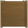 vidaXL Garden Planter - Solid Wood Pine, Honey Brown Finish, Square Shape, 19.7"x19.7"x19.7" - Outdoor Weather-Resistant Flower Box - 4 of 4