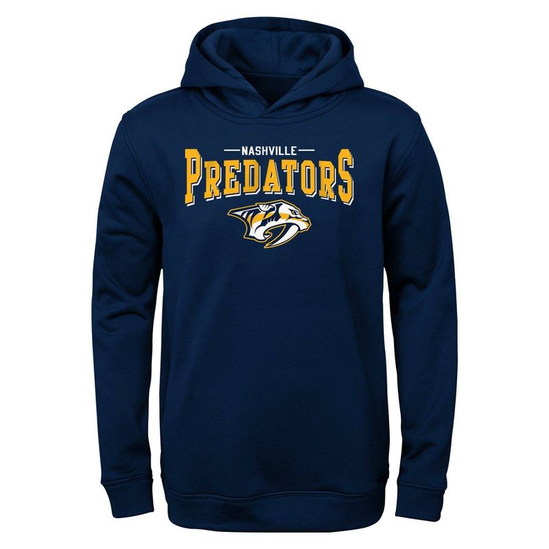 NHL Nashville Predators Boys&#39; Poly Core Hooded Sweatshirt, 1 of 2