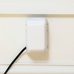 Regalo Home Safety White Outlet Cover Box Child Safety Includes Cover for Outlet or Light Switch - White - 1 of 4