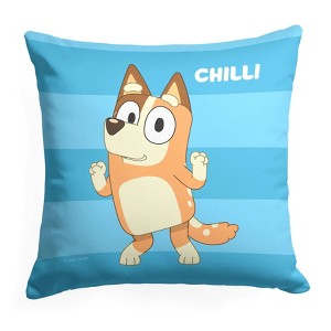 Bluey Roll Call Chilli Throw Pillow 18x18 Inches - 1 of 4