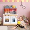 Infans Wooden Kitchen Playset Multi-Functional Pretend Cooking Set w/ Lights & Sounds - 4 of 4