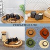 Cornucopia Brands 2oz Black Coated Glass Jars 12pk; Cosmetic Jars w/ Black Metal Lids and Black Matte Exterior - 4 of 4