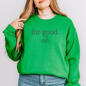 Embroidered Witch For Good - Women's Graphic Sweatshirt - 1 of 4