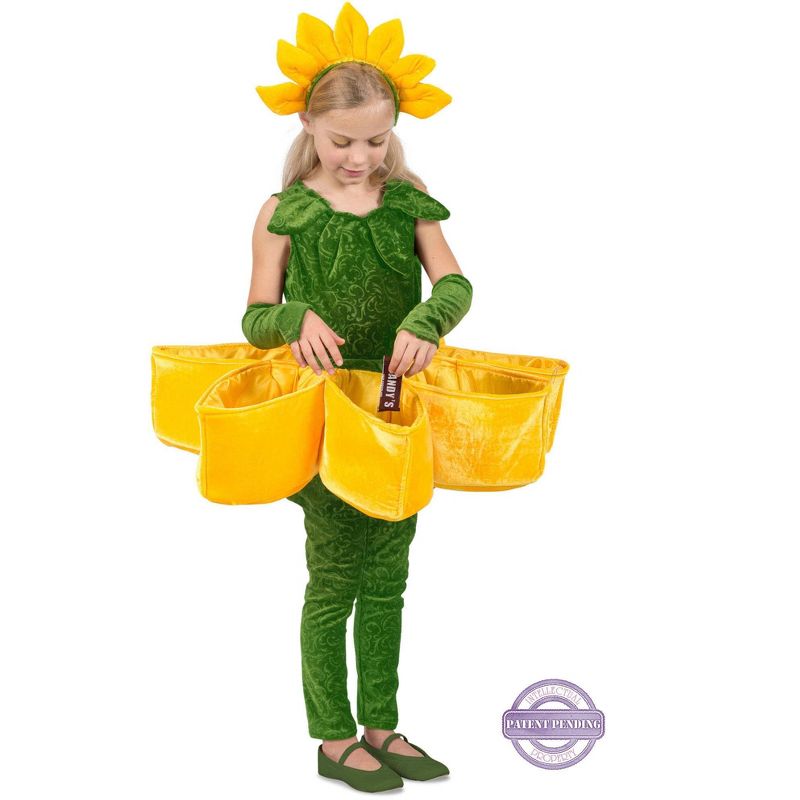 Princess Paradise Girl's Sunflower Petal Pocket Costume, 5 of 7