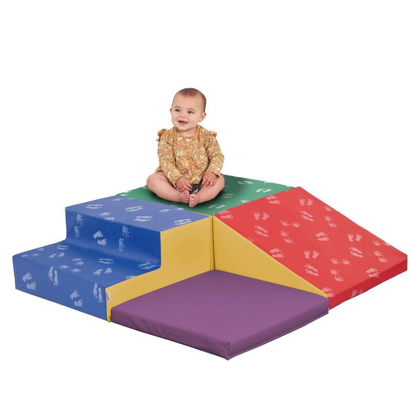 ECR4Kids SoftZone Little Me Foam Corner Climber - Indoor Active Play Structure for Babies and Toddlers, 4 of 9