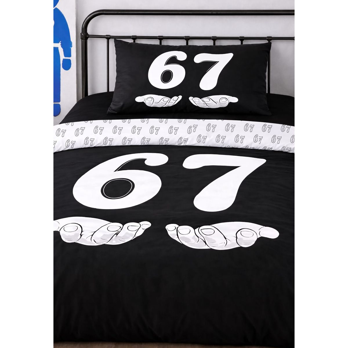 Mère & Moi: 6-7 Reversible Duvet Cover Set, Machine Washable, Teen Bedding - thumbnail 7