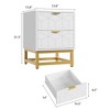2 Drawer Dresser, Small Chest, Modern Nightstand for Bedroom, End Table with Drawer for Living Room, Hallway, Entryway - 2 of 4