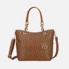 MKF Collection Kissaten Milan “M” Signature Tote Faux Leather Shoulder Bag for Women by Mia K - 2 of 4