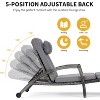 EROMMY Rattan Chaise Lounge Chairs Set of 4 - 4 of 4