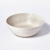 169oz Stoneware Serving Bowl Cream - Threshold™ designed with Studio McGee: Large Round Microwave & Dishwasher Safe - 3 of 4